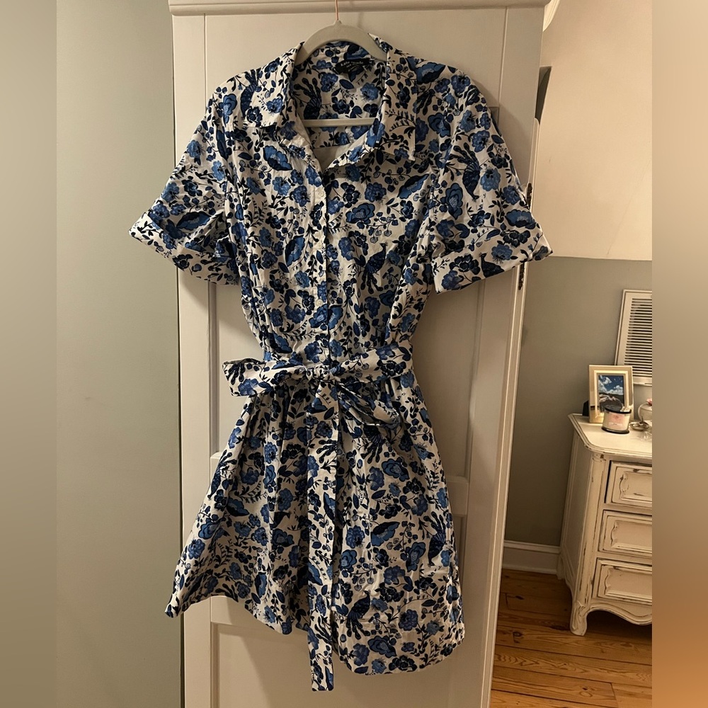 Kate Spade Floral Peacock Dress